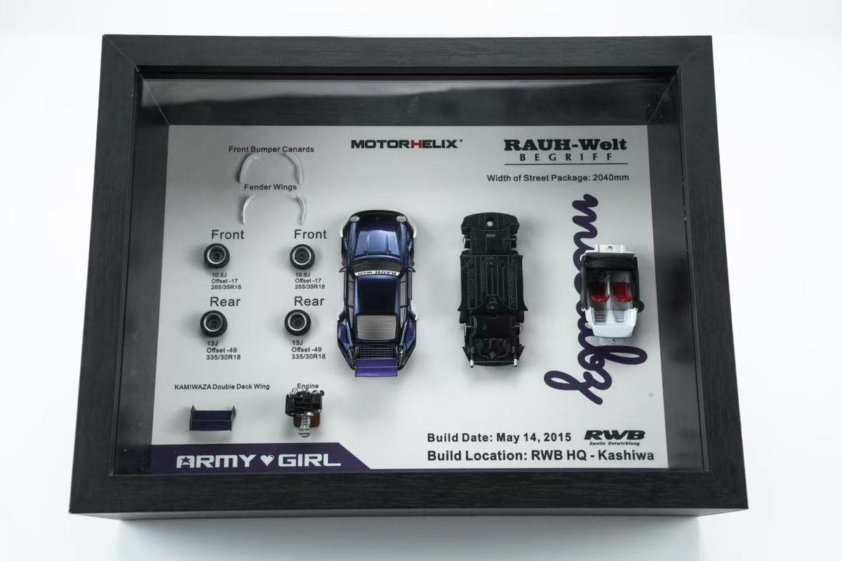 [Preorder] MOTORHELIX 1:64 RWB 964 Army Girl Frame M90801