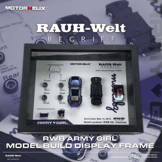 [Preorder] MOTORHELIX 1:64 RWB 964 Army Girl Frame M90801