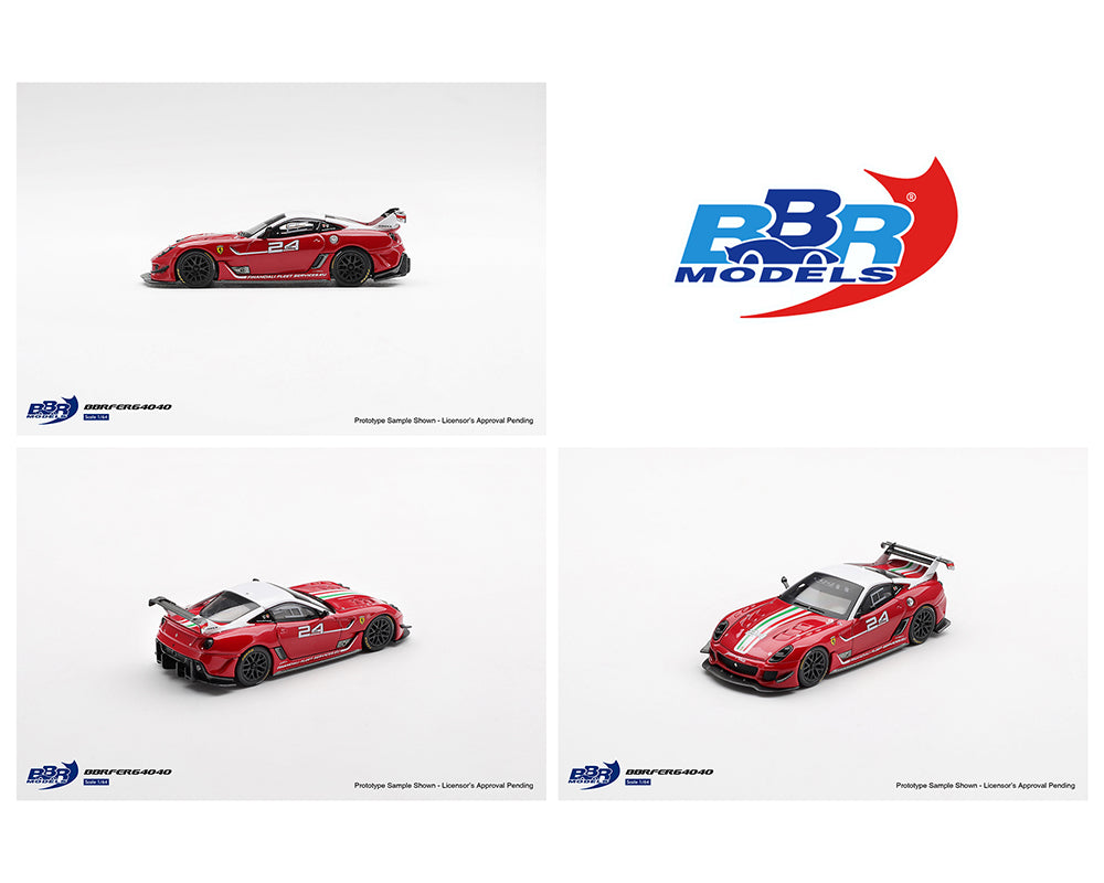 [Preorder] BBR Models 1:64 BBR Models 1:64 Ferrari 599XX EVO #24 – Red – Limited Edition BBRFER64040