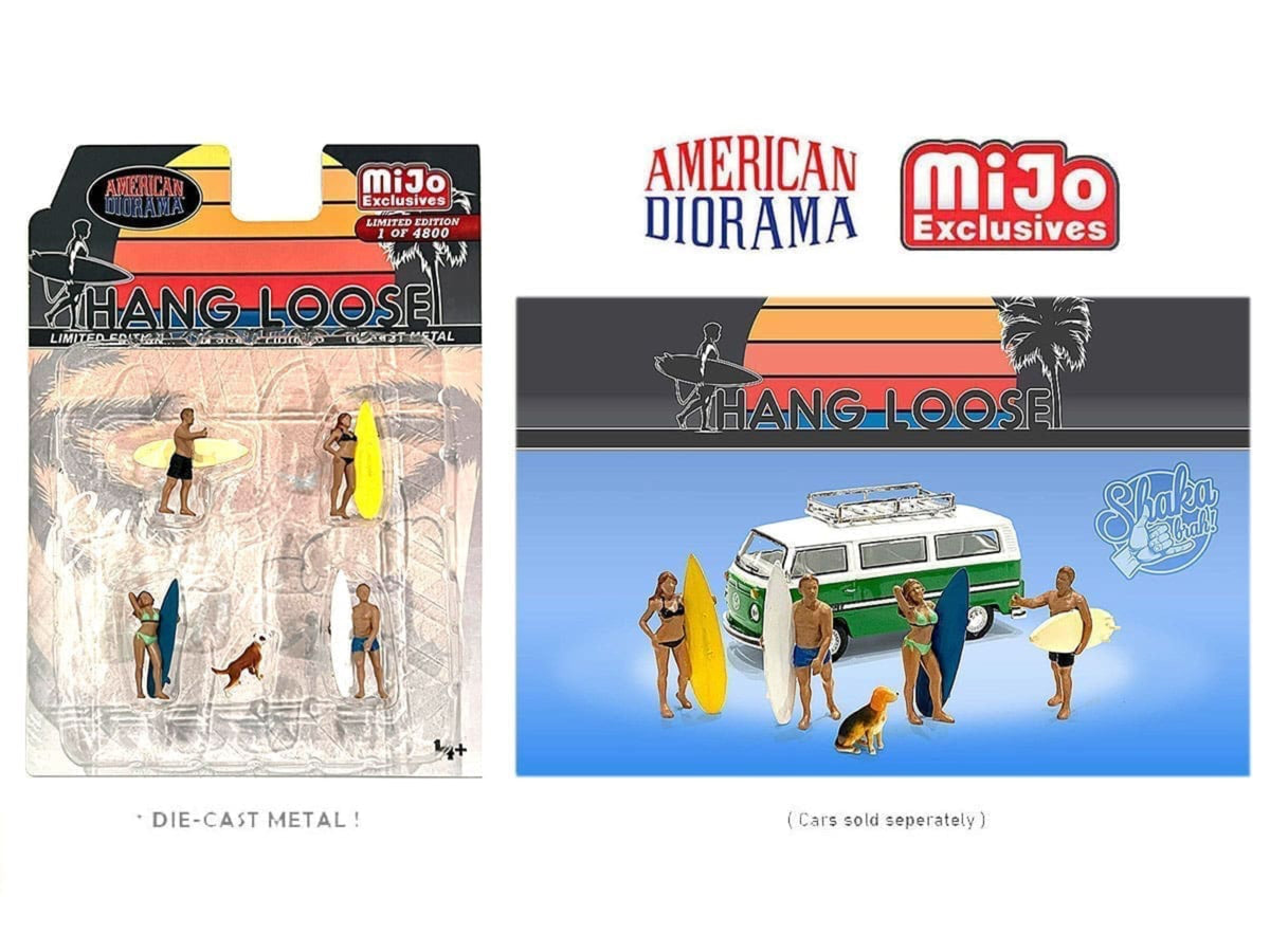 American Diorama 1:64 Mijo Figure Set - Hang Loose AD-76500MJ
