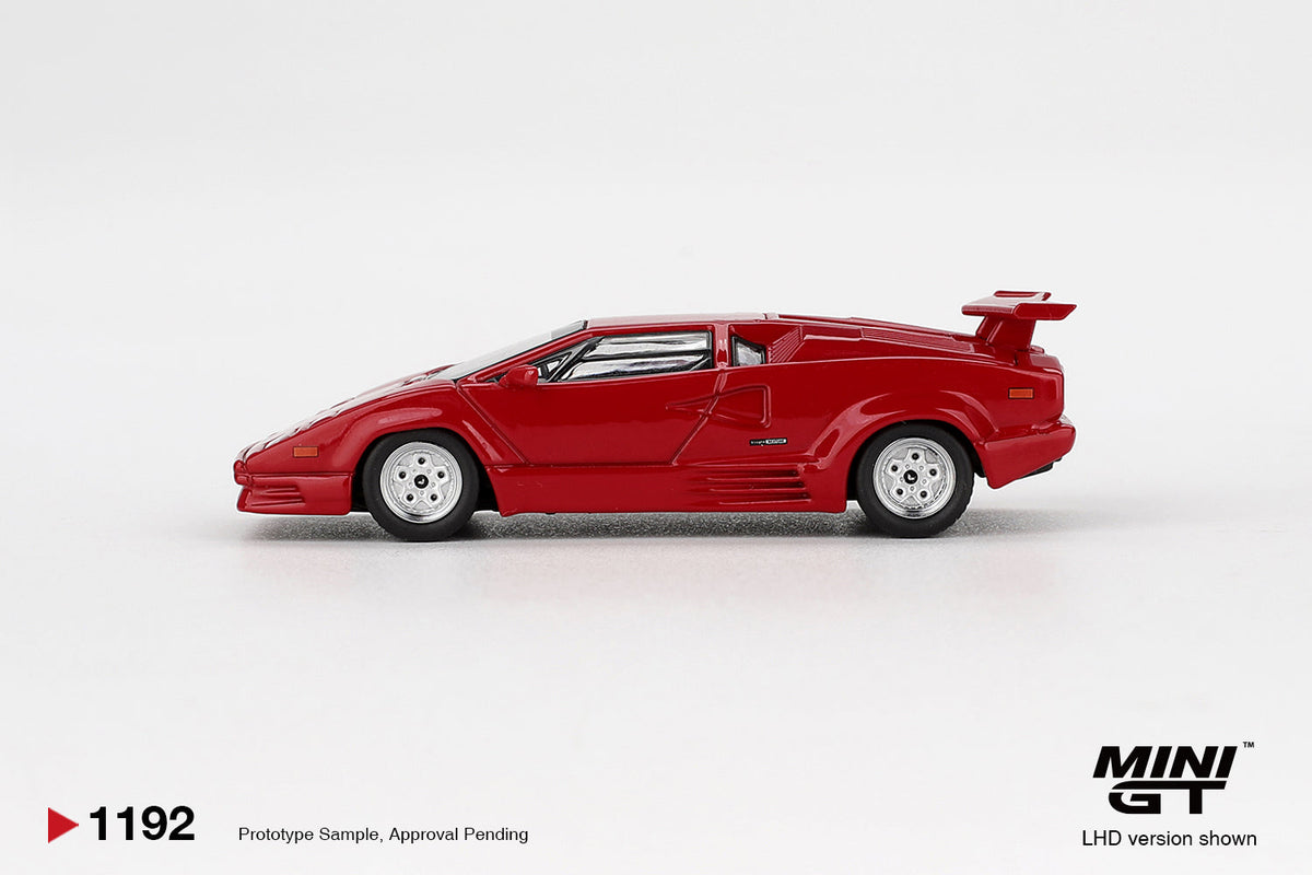 MINIGT 1:64 Lamborghini Countach 25th Anniversary Red MGT01192-BL