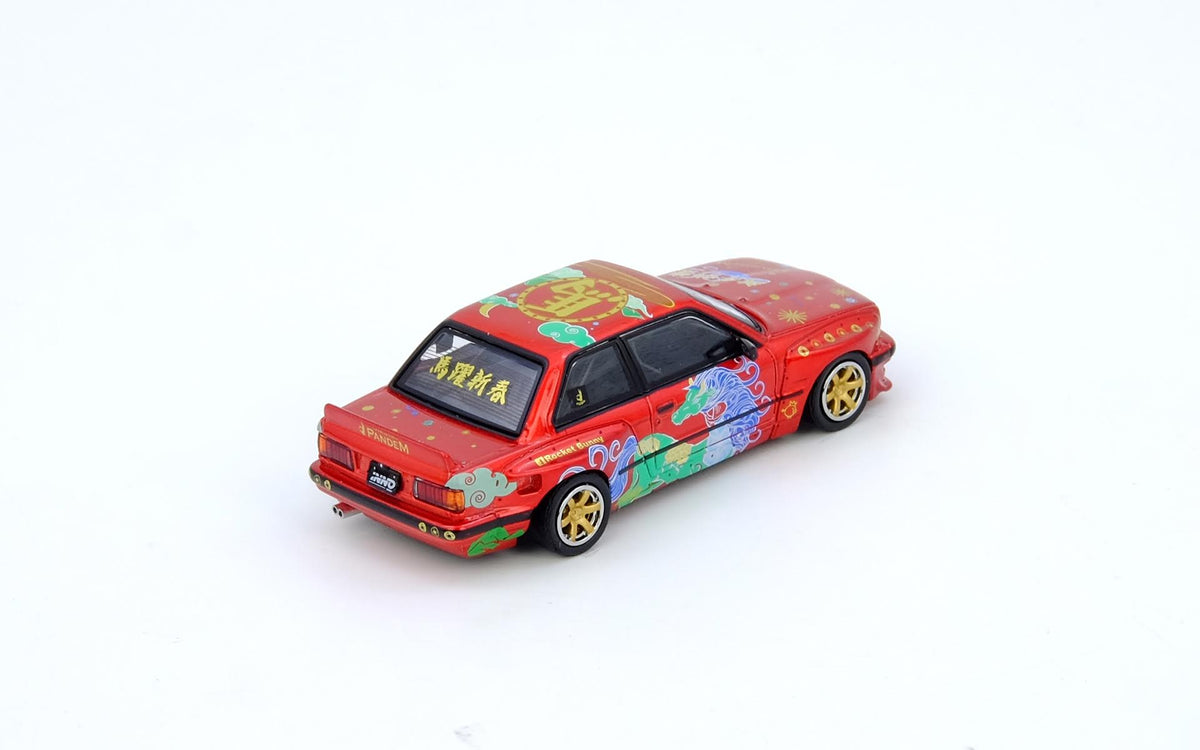 Inno64 1:64 PANDEM ROCKET BUNNY E30 The Year Of The Horse 2026 Limited Edition IN64-E30P-CNY2026