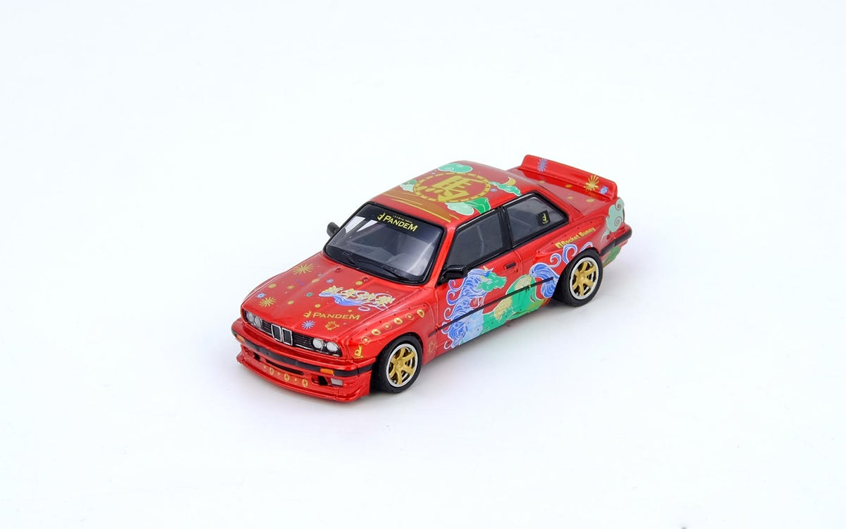 Inno64 1:64 PANDEM ROCKET BUNNY E30 The Year Of The Horse 2026 Limited Edition IN64-E30P-CNY2026