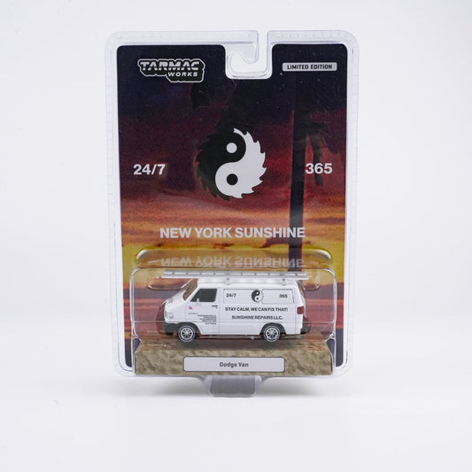 Tarmac Works 1:64 Dodge Van, New York Sunshine T64G-032-NYS