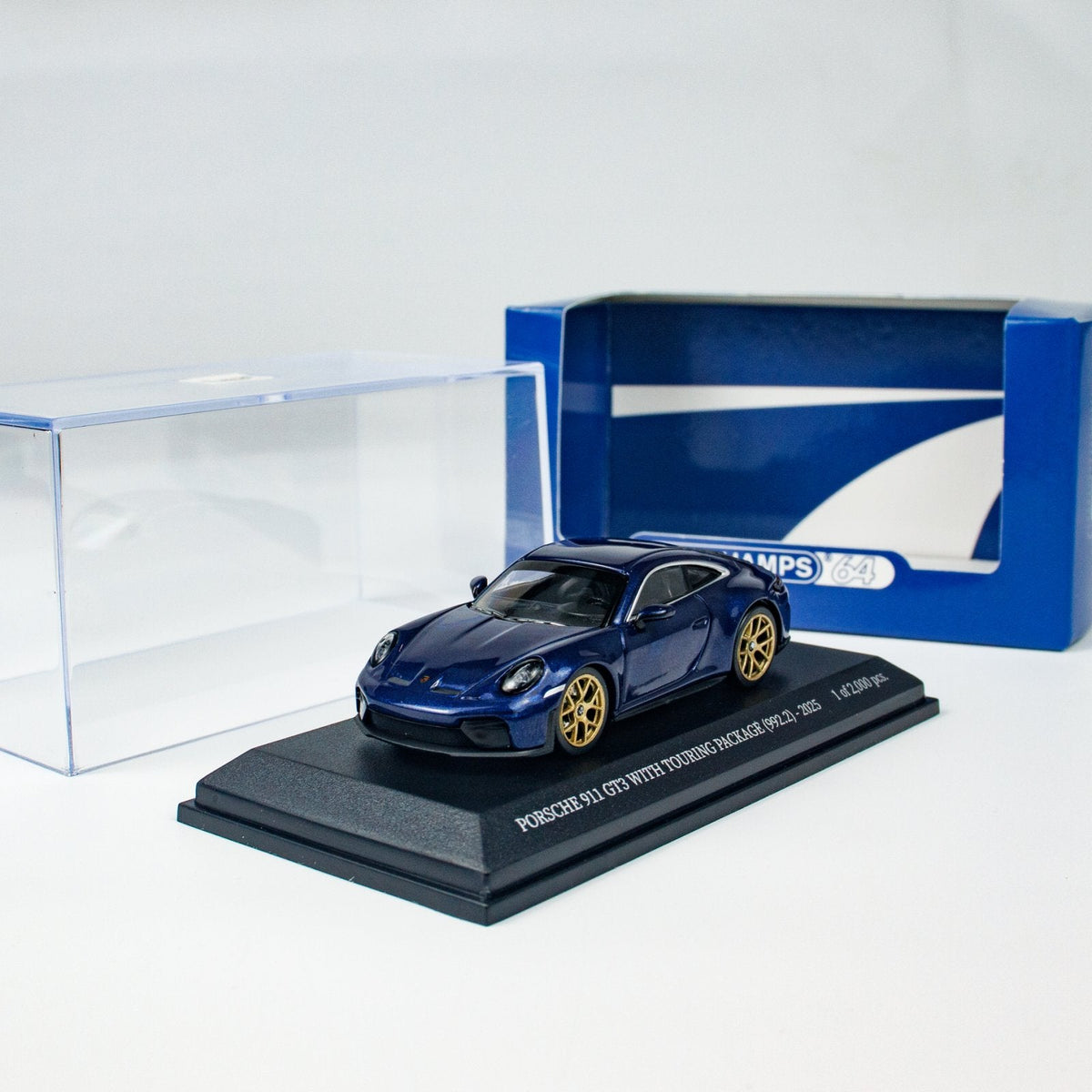 Minichamps 1:64 PORSCHE 911 (992.2) GT3 TOURING - 2025 - BLUE CLDC 643064237