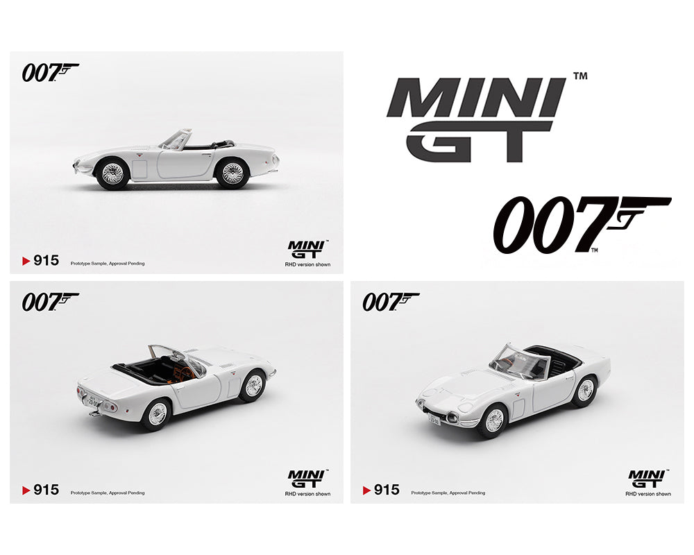 [Preorder] MINI GT 1:64 Toyota 2000GT Roadster “You Only Live Twice” (2 Versions) MGT00915-007J/MGT00915-007E