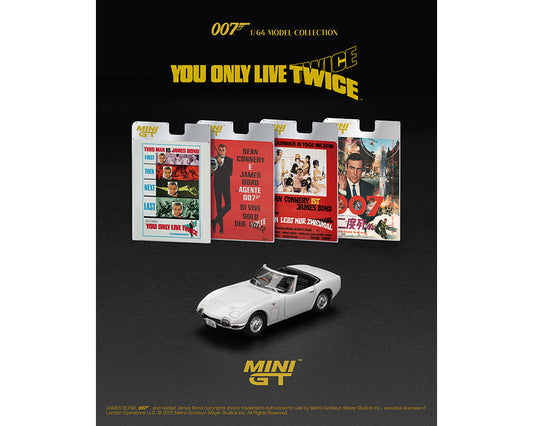 [Preorder] MINI GT 1:64 Toyota 2000GT Roadster “You Only Live Twice” (2 Versions) MGT00915-007J/MGT00915-007E