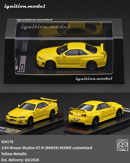 [Preorder] Ignition Model 1:64 Nissan Skyline GT-R (BNR34) NISMO customized IG4176