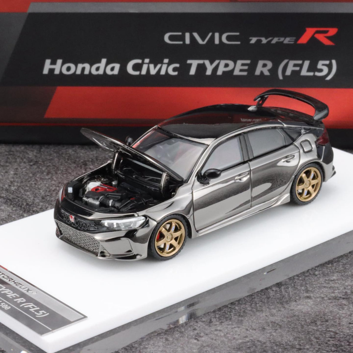 MOTORHELIX 1:64 Honda Civic Type R (FL5) (2 Versions)