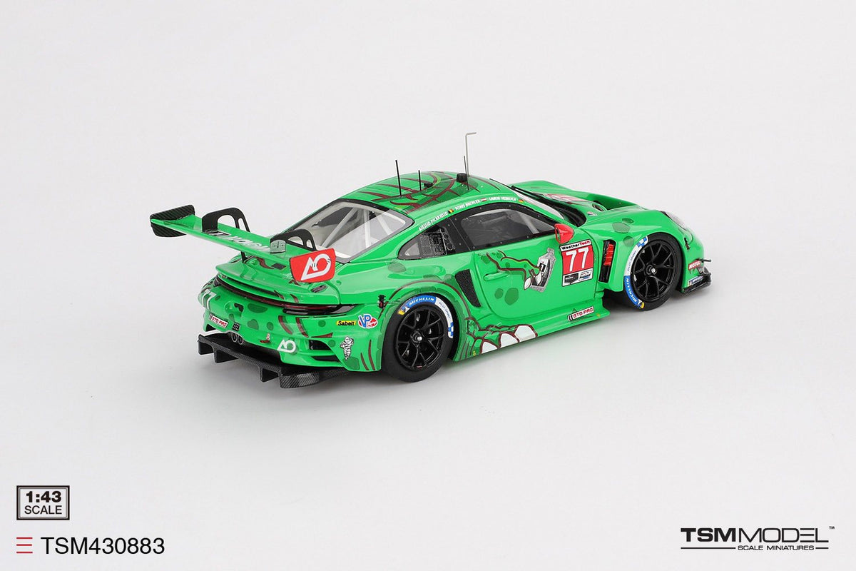 TSM 1:43 Porsche 911 GT3 R (992) #77 AO Racing 2025 IMSA Sebring 12 Hrs Class Winner TSM430883