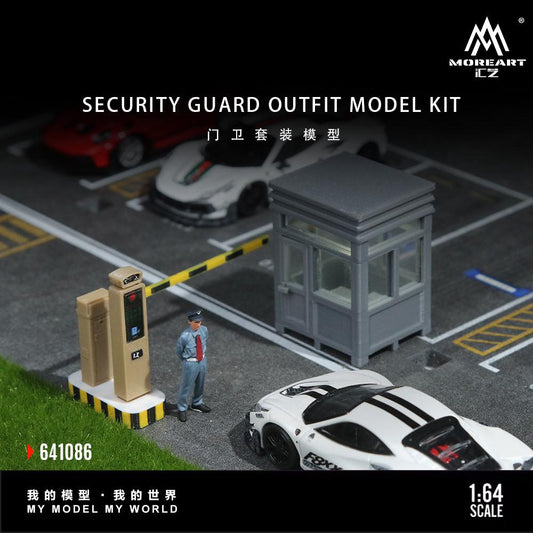 [Preorder] MoreArt 1:64 Security Guard Outfit Model MO641086