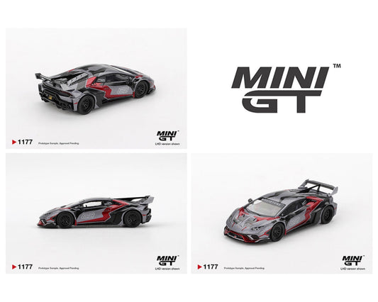 Mini GT 1:64 LB WORKS Lamborghini Huracán GT RONIN – Grey MGT01177-BL