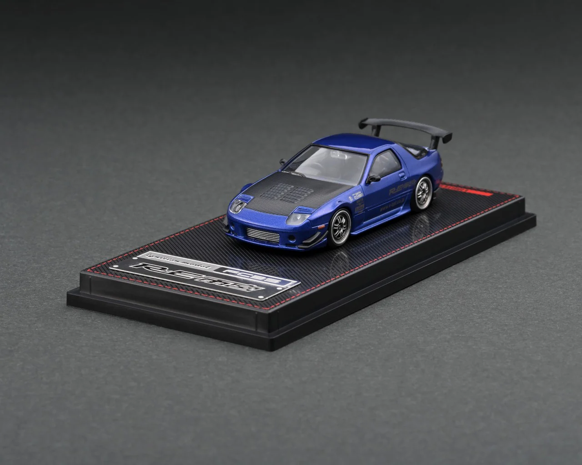 Ignition Model 1:64 Mazda RX-7 (FC3S) RE Amemiya Blue Metallic IG2492