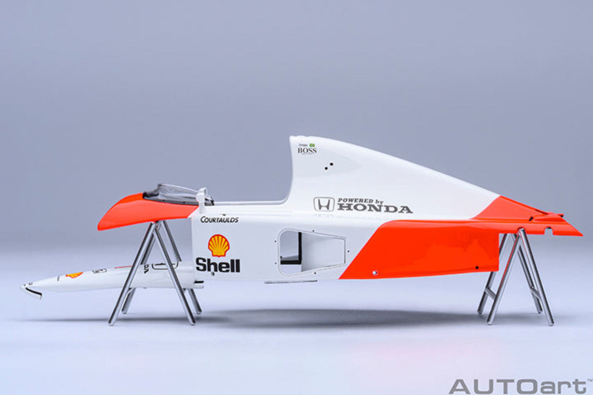 AUTOart 1:18 McLaren Honda MP4/6 1991 A. Senna #1 Without McLaren Logo 89150