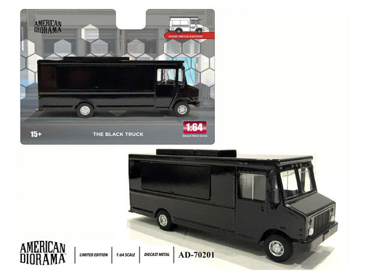 American Diorama 1:64 Food Truck series – The Black Truck AD-70201
