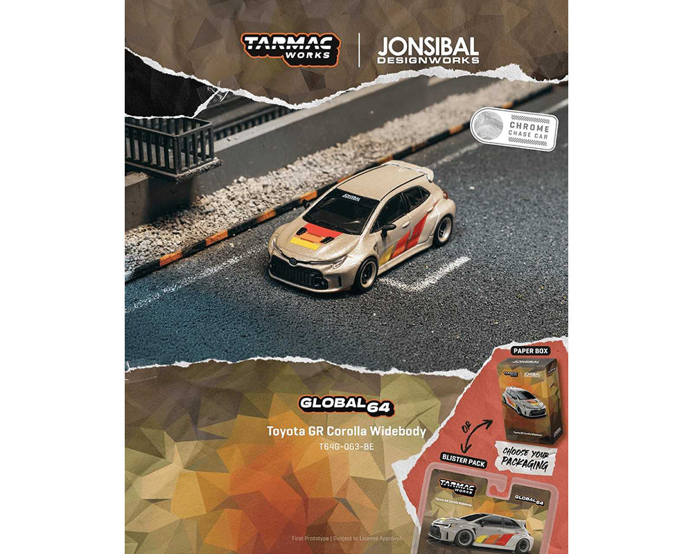 [Preorder] Tarmac Works 1:64 Toyota GR Corolla Widebody – White T64G-063-BE-B