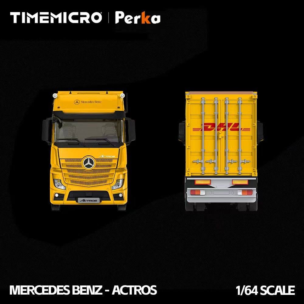 Time Micro 1:64 Mercedes Benz Actros Container Truck (3 Versions) TM646741/TM646742/TM646743