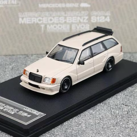 Mortal 1:64 Mercedes Benz S124 Beige Colour