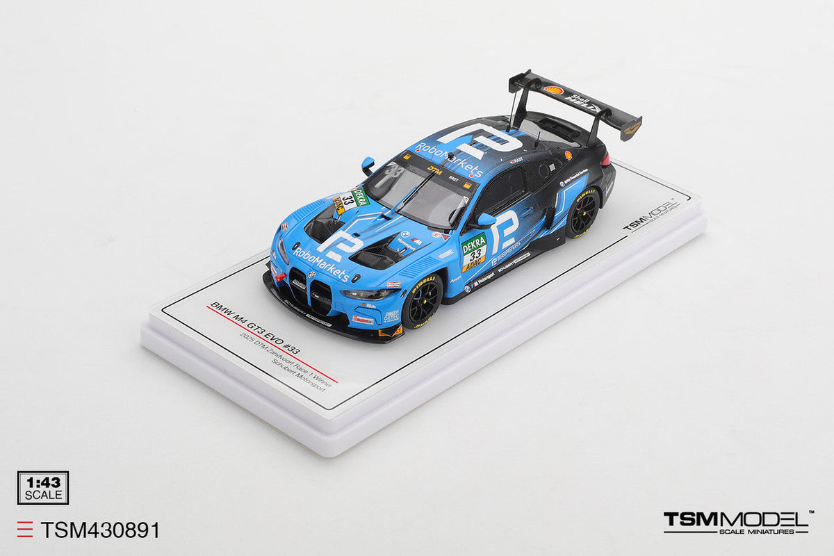 [Preorder] TSM 1:43 BMW M4 GT3 EVO #33 Schubert Motorsport 2025 DTM Zandvoort Race 1 Winner TSM430891