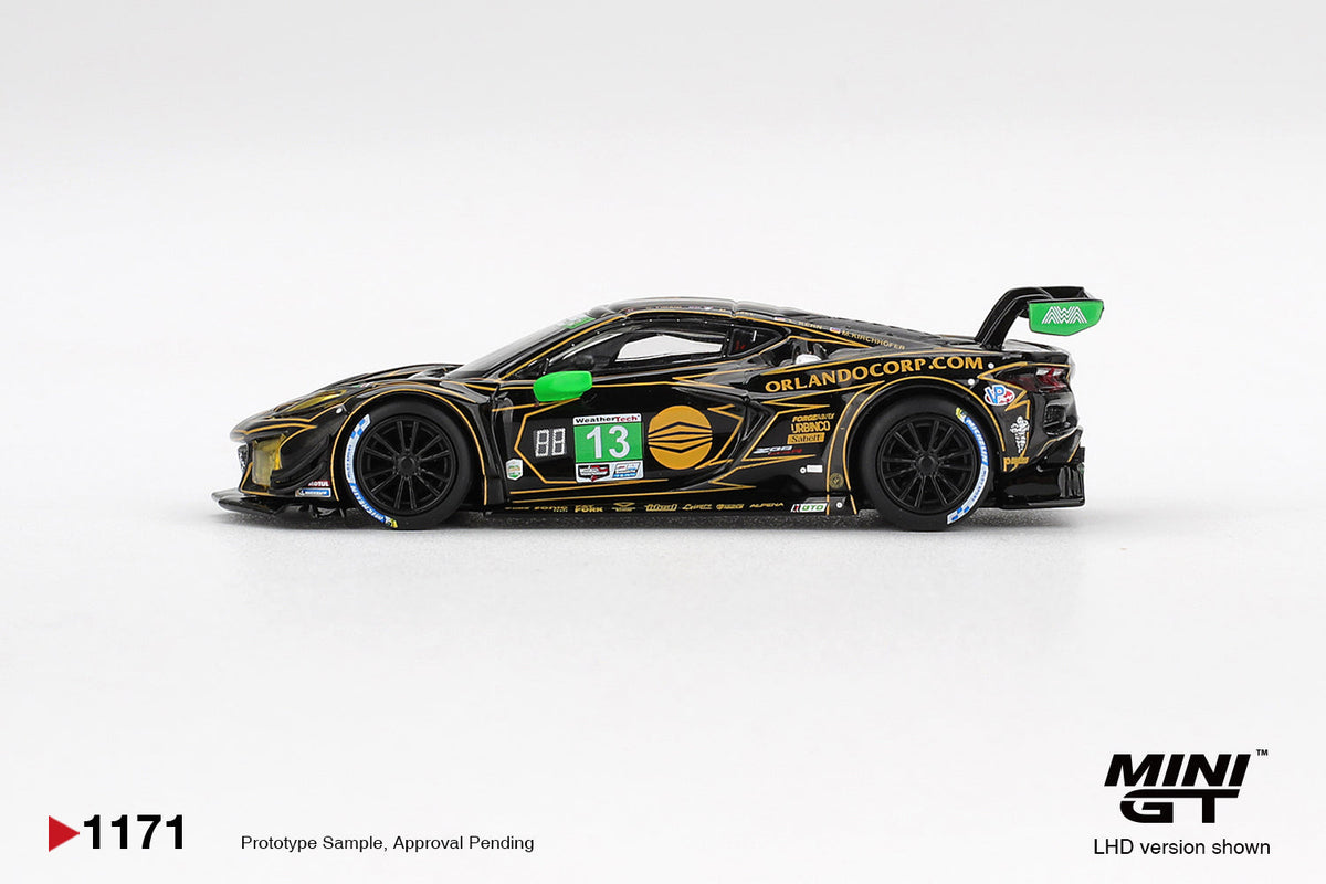 Mini GT 1:64 Chevrolet Corvette Z06 GT3.R #13 AWA 2025 IMSA Daytona 24 Hrs MGT01171-BL