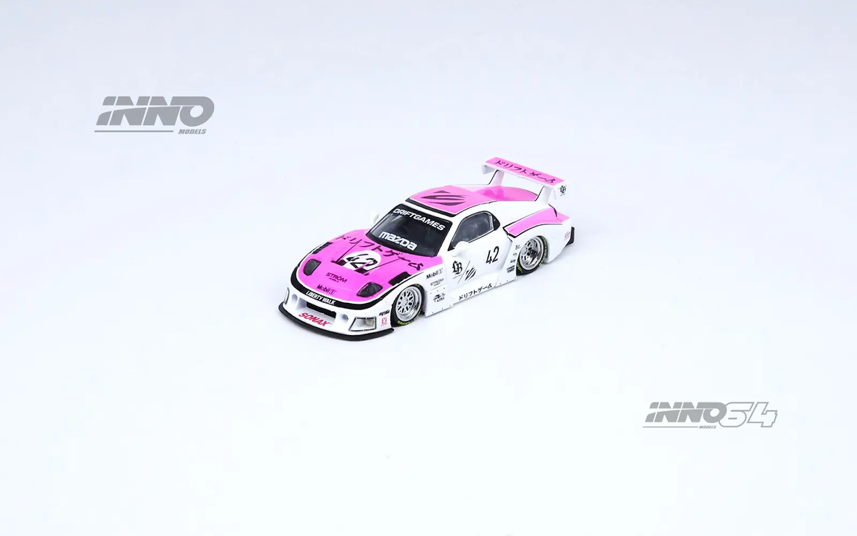[Preorder] Inno64 1:64 MAZDA RX7 (FD3S) LB-SUPER SILHOUETTE "DRIFT GAMES 2025" IN64-LBWK-RX7-08
