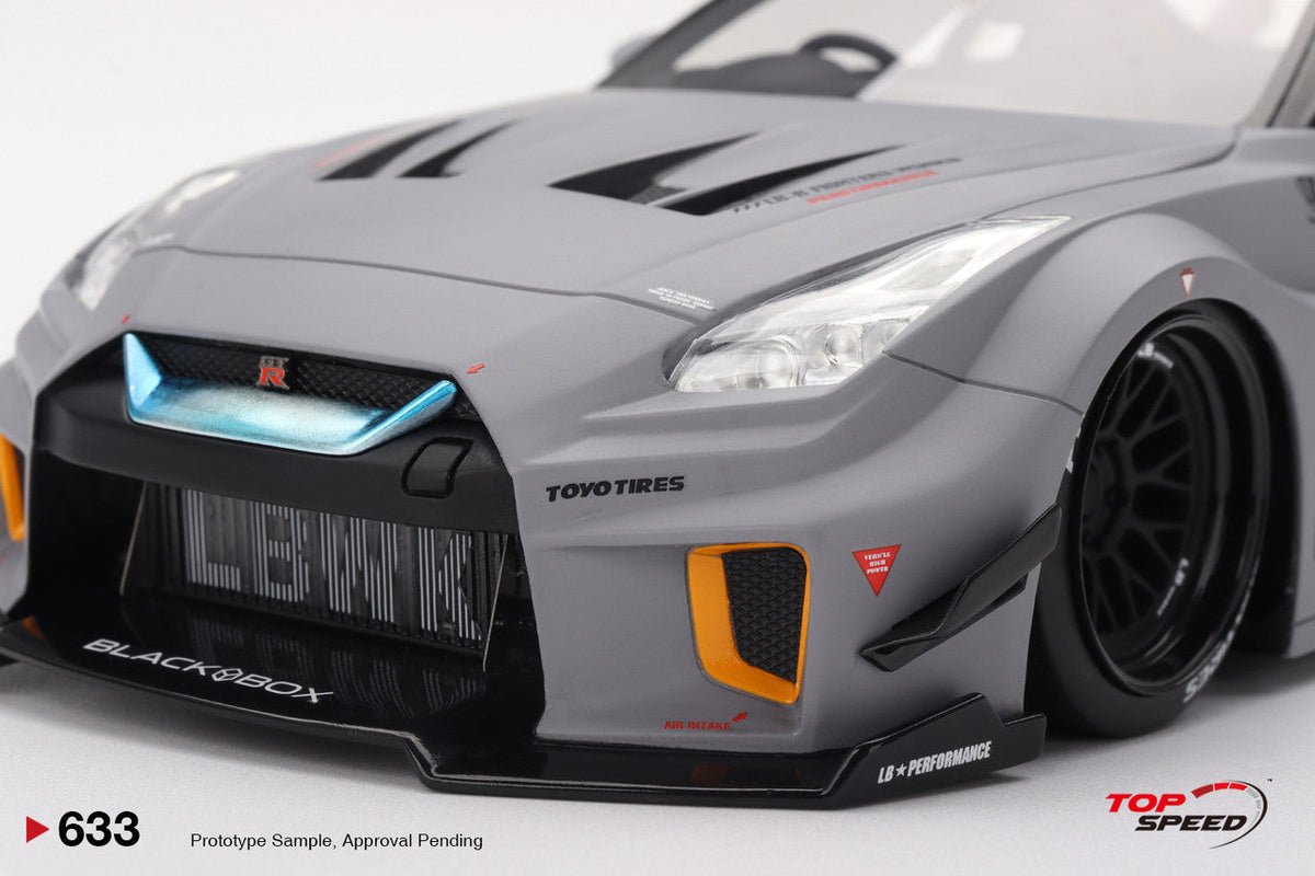 [Preorder] Topspeed 1:18 Nissan LB-Silhouette WORKS GT 35GT-RR Ver.1 Matt Grey TS0633