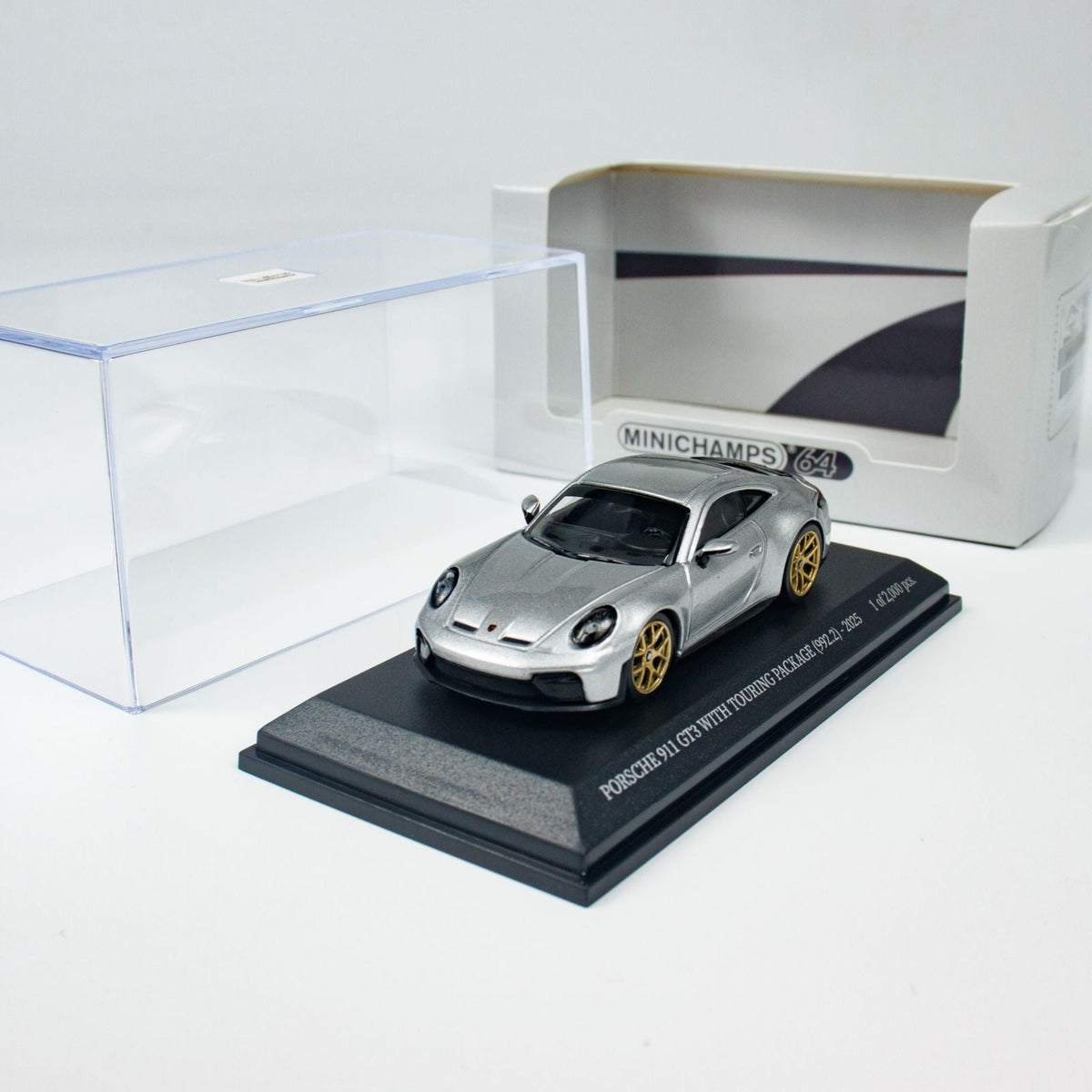 Minichamps 1:64 PORSCHE 911 (992.2) GT3 TOURING - 2025 - SILVER CLDC 643064235