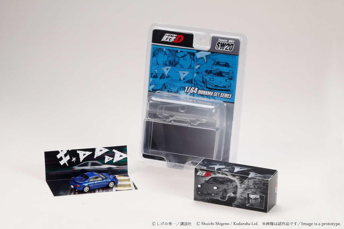 Hobby Japan 1:64 Toyota MR2 (SW20)/Initial D  Kai Kogashiwa VS Takumi Fujiwara HJDMD009
