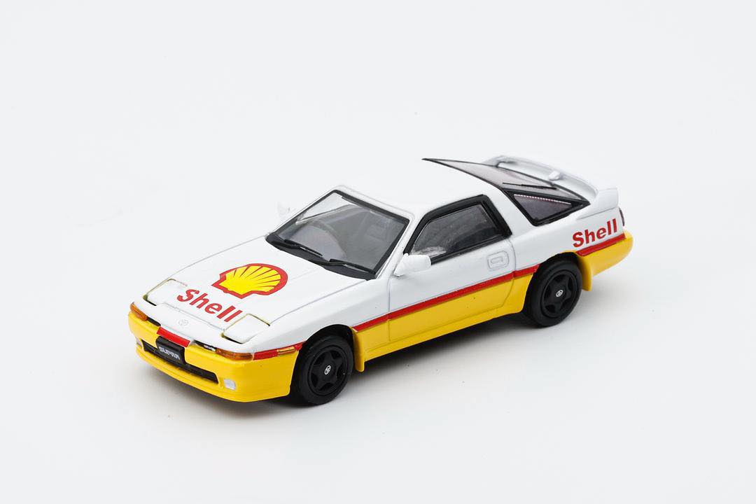 Shadow 1:64 Toyota SUPRA (A7O), RHD, YELLOW+WHITE LL-033-254