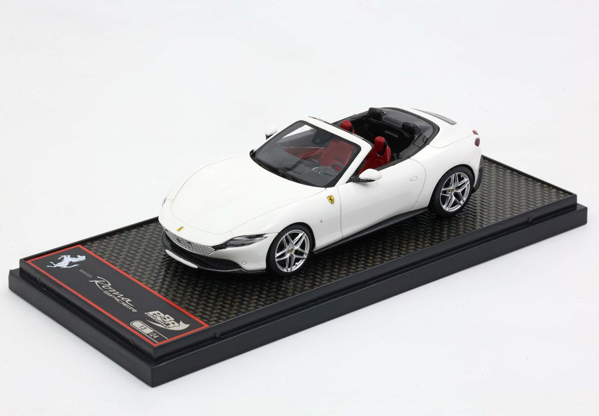 BBR Model 1:43 Ferrari Roma Spider Bianco Cervino BBRC282C