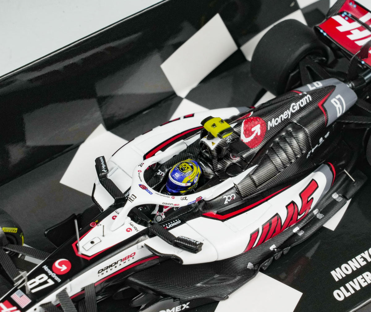 MINICHAMPS 1:43 MONEYGRAM HAAS F1 TEAM VF-25 - OLIVER BEARMAN - 2025 417251087