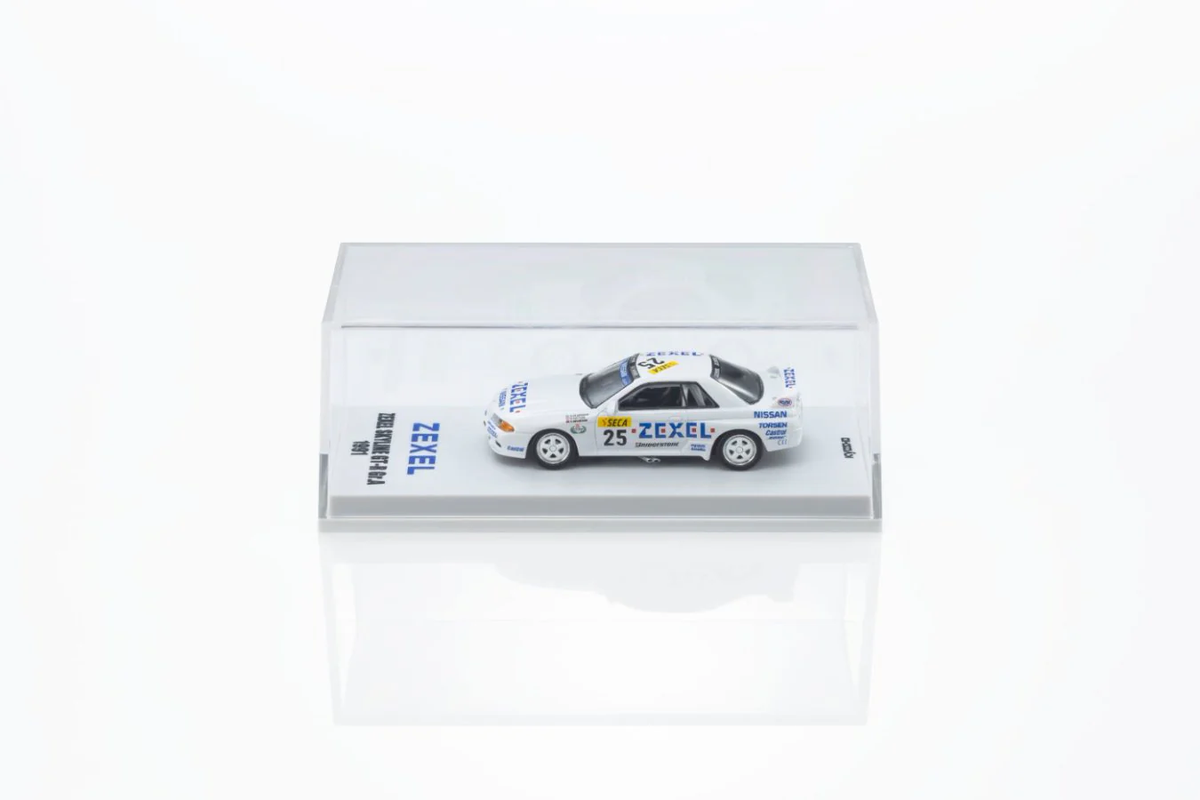 Kyosho 1:64 ZEXEL SKYLINE GT-R (R32) #25 with LED 07012LE