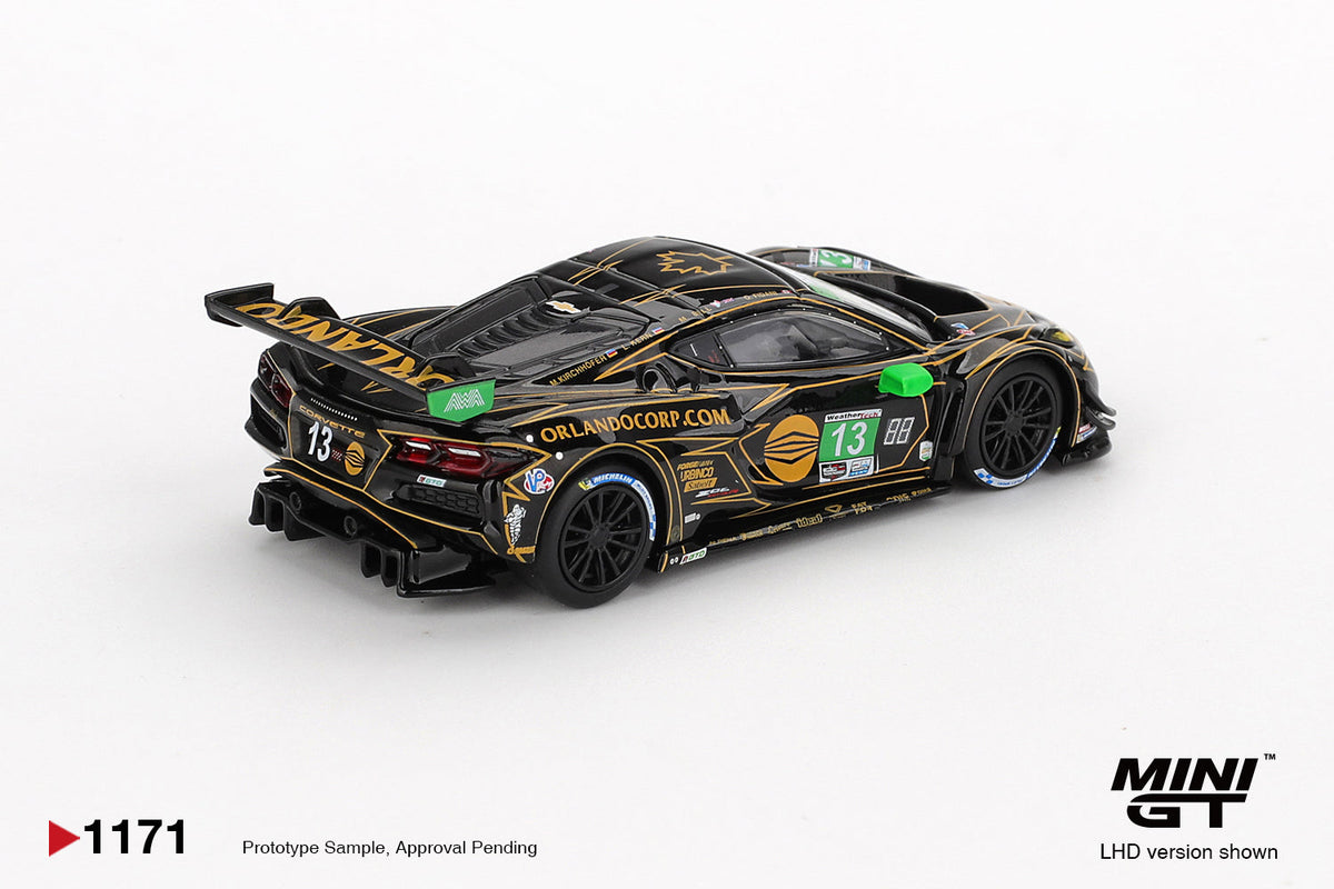 Mini GT 1:64 Chevrolet Corvette Z06 GT3.R #13 AWA 2025 IMSA Daytona 24 Hrs MGT01171-BL