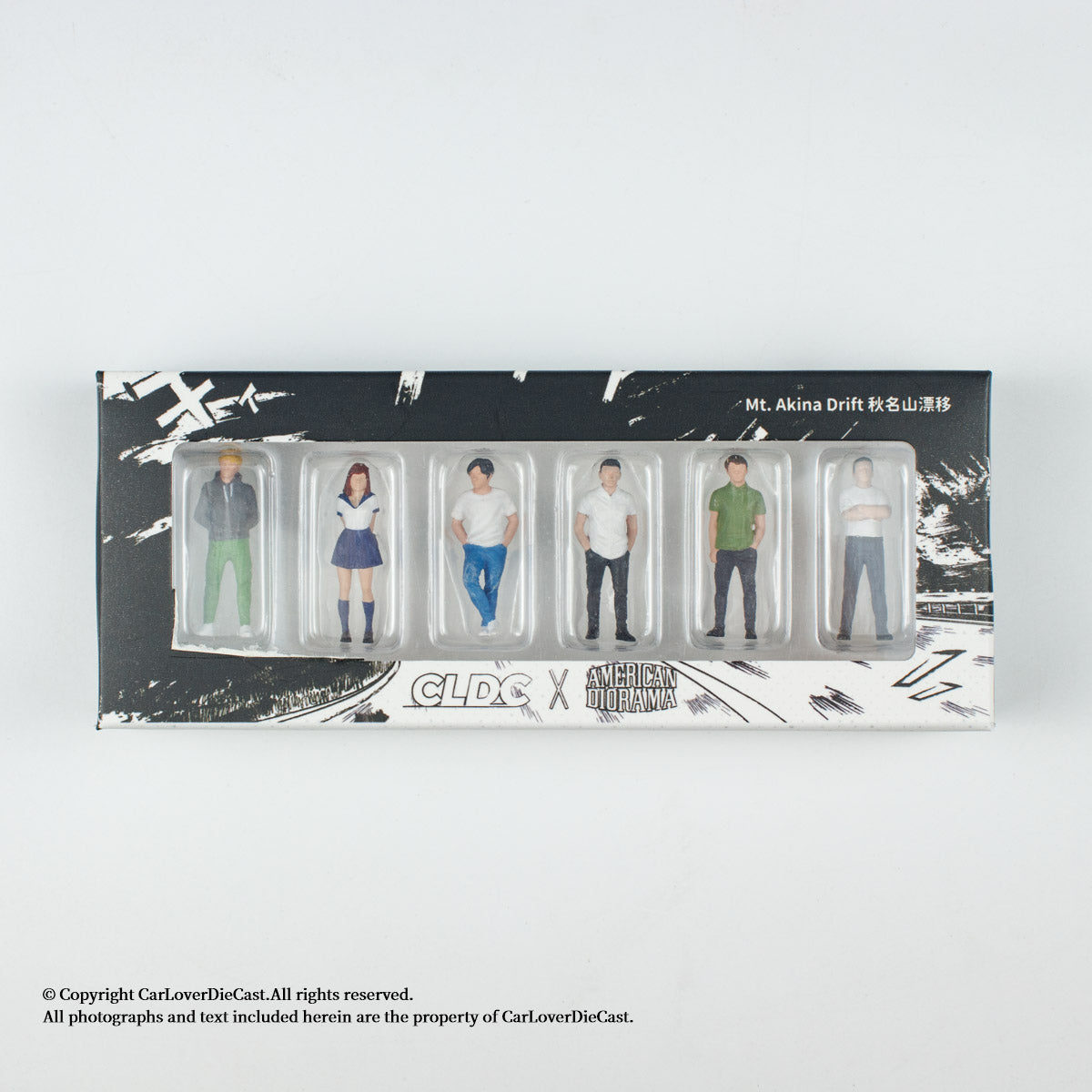 American Diorama 1:64 CLDC CarBook v7 Mt. Akina Drift 100785
