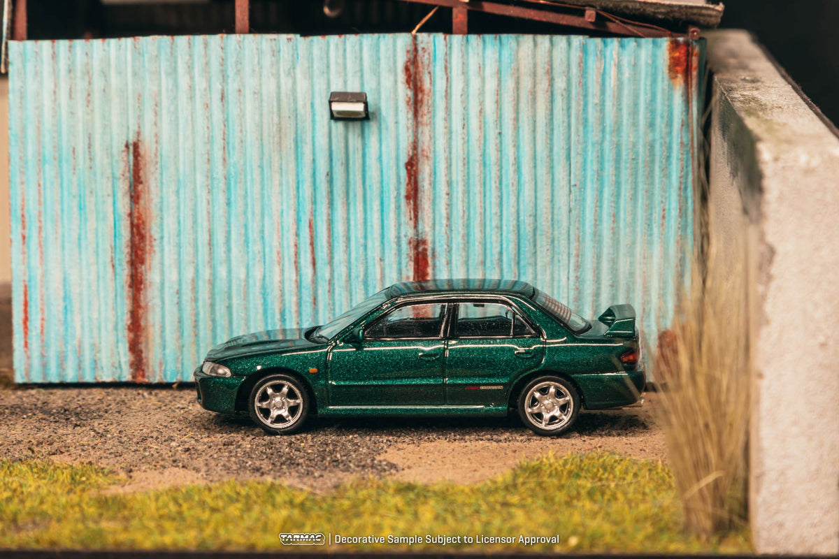 Tarmac Works 1:64 Mitsubishi Lancer GSR Evolution – Green Metallic – Global64 – MiJo Exclusives T64G-048-GR
