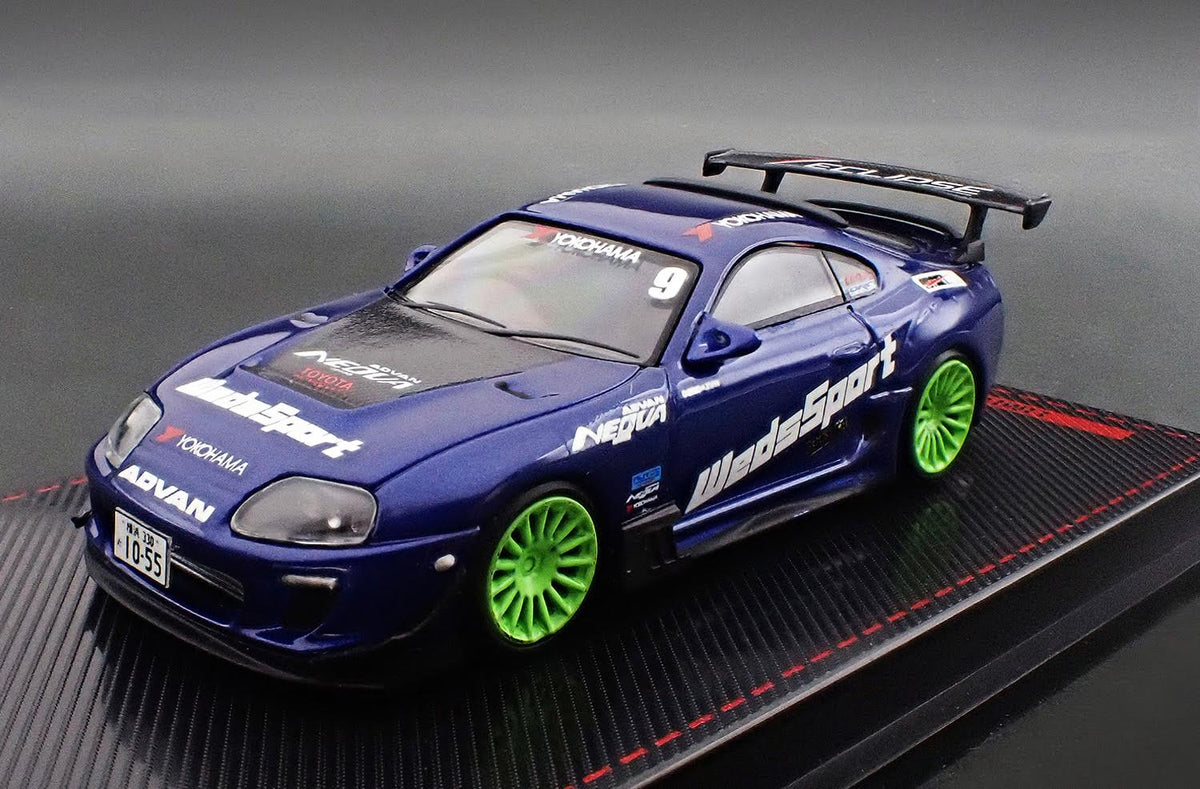 Ignition Model 1:64 Toyota Supra (JZA80) RZ Blue Metallic IG3843