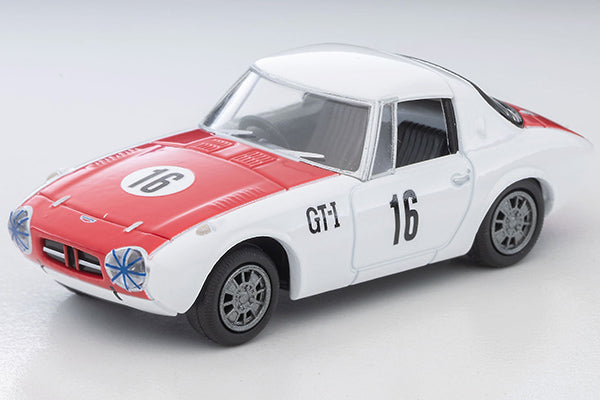TLV Tomica Limited Vintage 1:64 Toyota Sports 800 Custom color specification (white/red) 1965 LV-215a