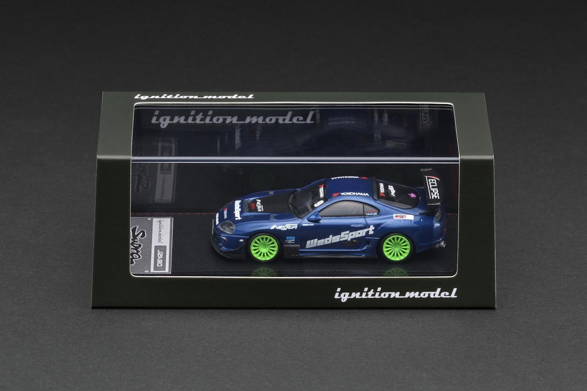 Ignition Model 1:64 Toyota Supra (JZA80) RZ Blue Metallic IG3843