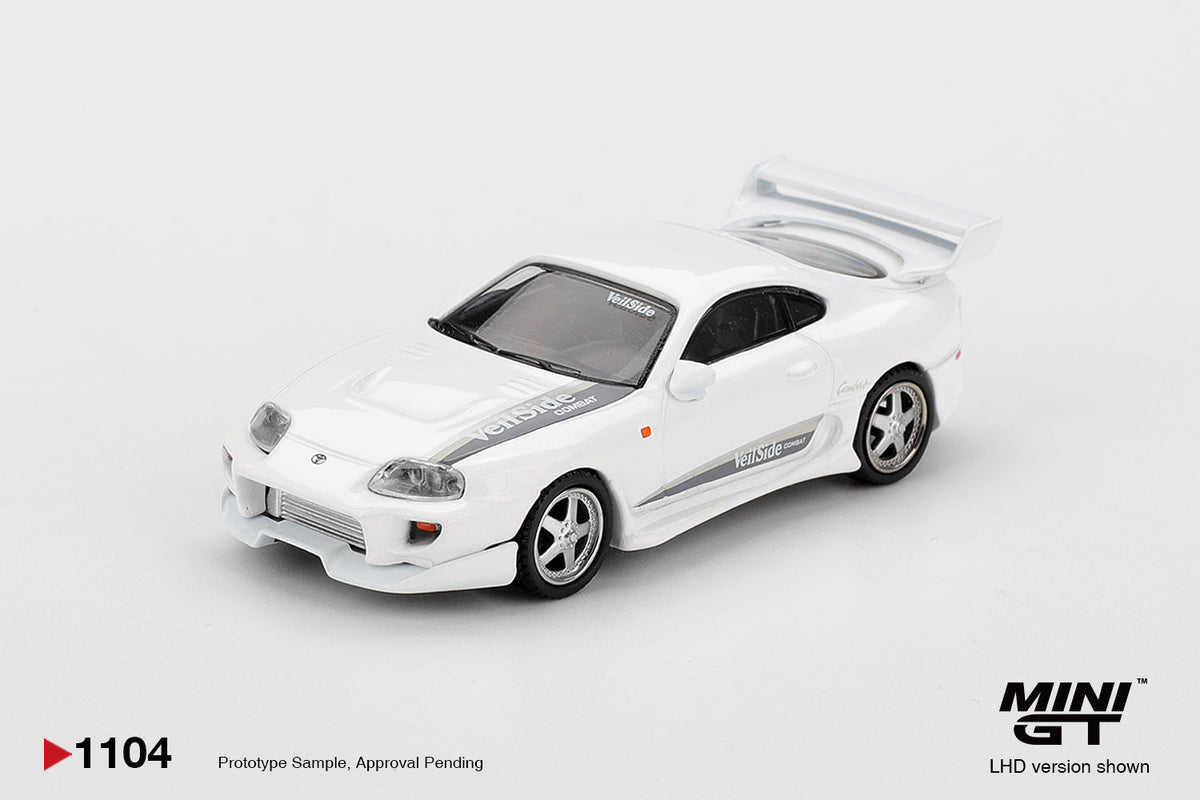 Mini GT 1:64 Toyota Supra VeilSide Combat V-I – White MGT01104-BL