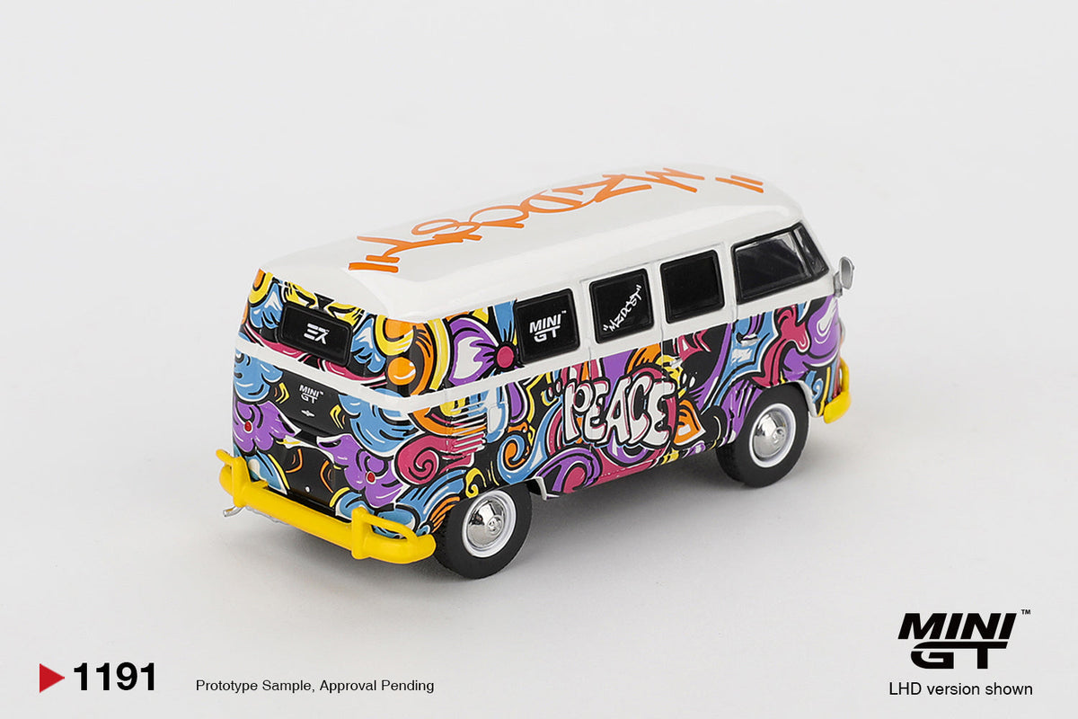 [Preorder] MINI GT 1:64 Volkswagen T1 Microbus Mizu Design MGT01191-BL