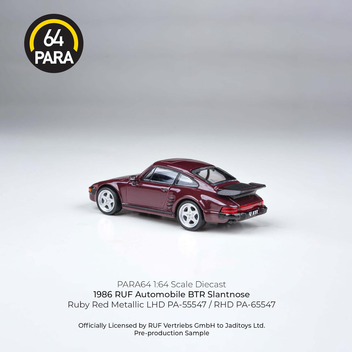 PARA64 1:64 1986 RUF BTR Slantnose Ruby Red Metallic PA-55547