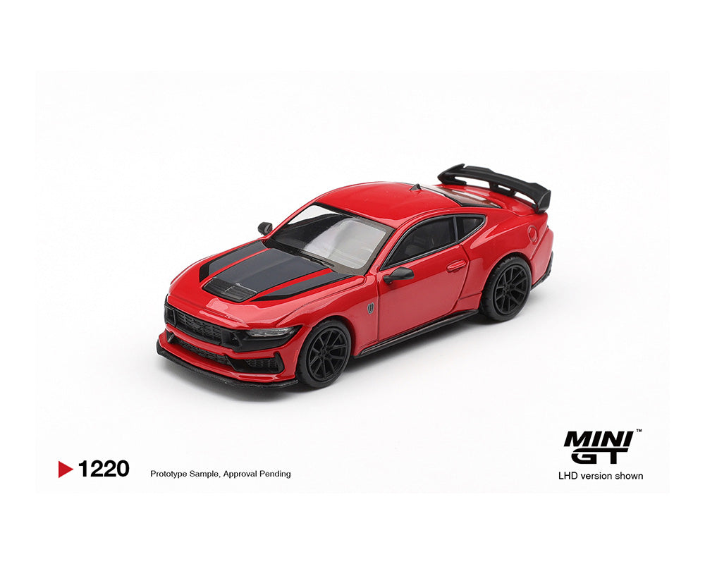 [Preorder] Mini GT 1:64 Ford Mustang Dark Horse – Race Red MGT01220-BL