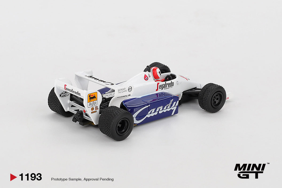MINIGT 1:64 Toleman TG184 #20 Johnny Cecotto 1984 Monaco Grand Prix MGT01193-BL