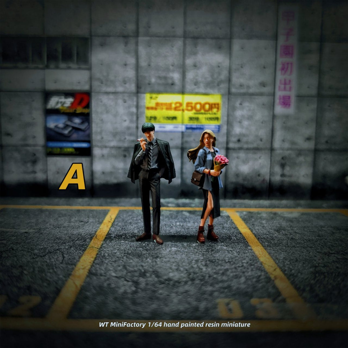 WT Minifactory 1:64 Couple Giving Flowers Duo WT2025121119 (3 Versions)