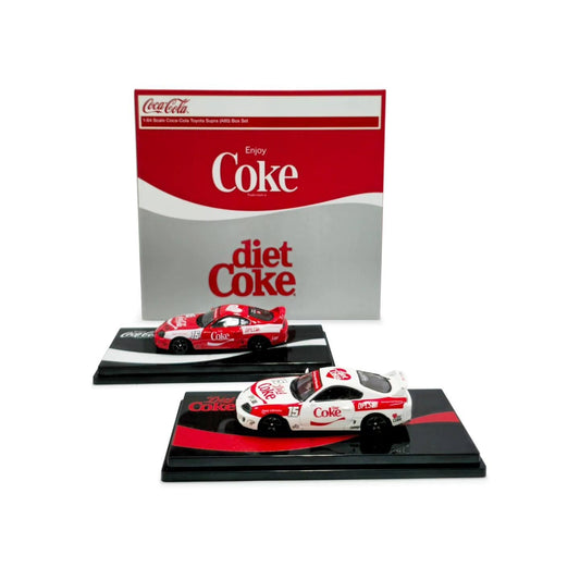 Inno64 x DPLS Coca Cola Toyota Supra (A80) Box Set COKE117