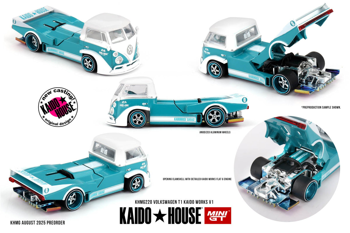 Kaido House x Mini GT 1:64 Volkswagen T1 KAIDO WORKS V1 KHMG220