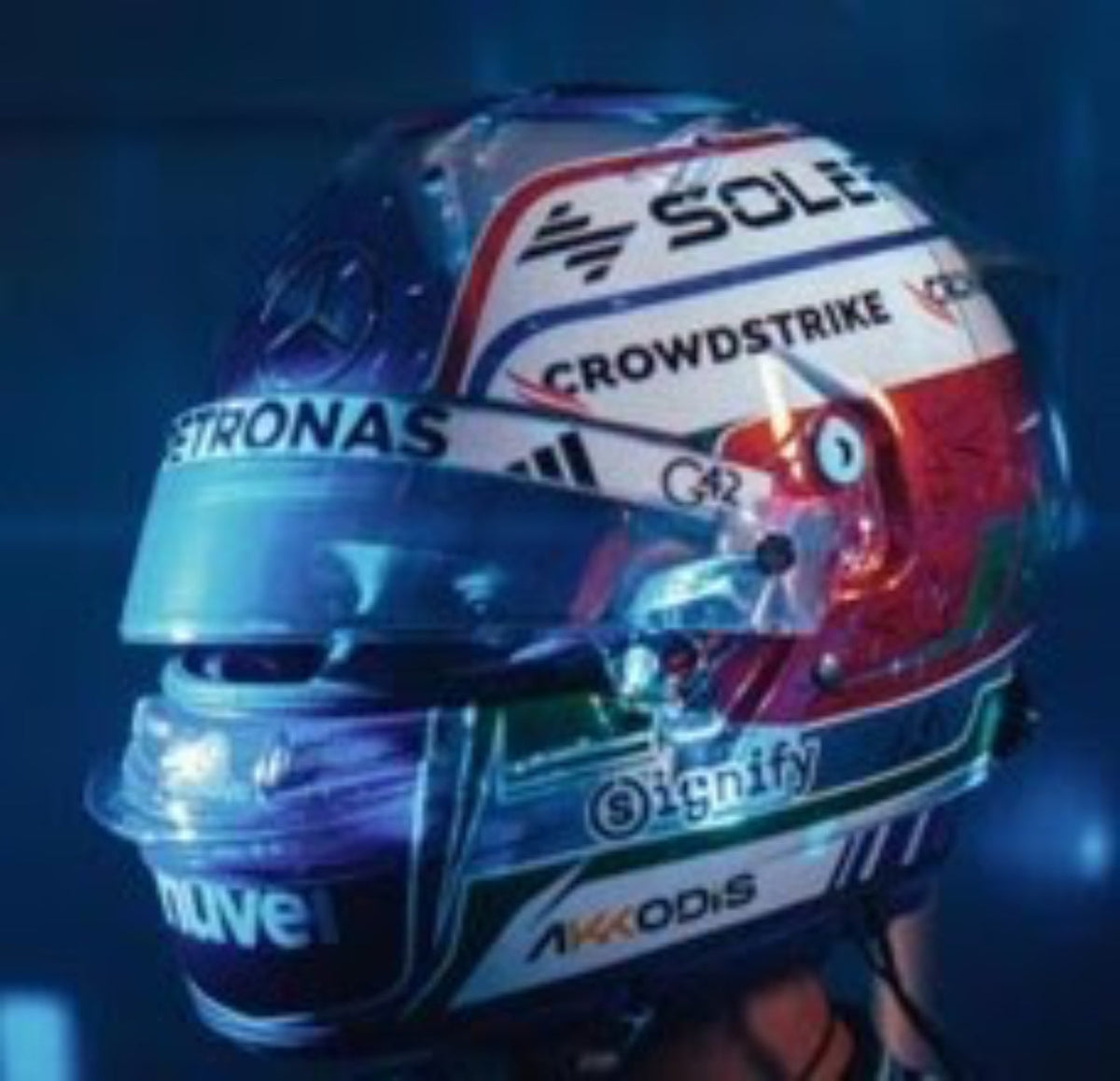 [Preorder] Spark 1:5 Mercedes-AMG PETRONAS F1 Team - Kimi Antonelli - Las Vegas GP 2025 5HF238