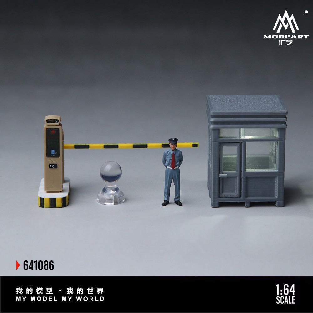 [Preorder] MoreArt 1:64 Security Guard Outfit Model MO641086