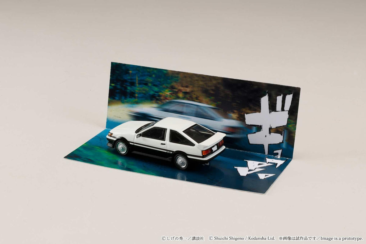 [Preorder] Hobby Japan 1:64 Toyota COROLLA LEVIN (AE86)/Initial D Wataru Akiyama vs Takumi Fujiwara HJDMD008B