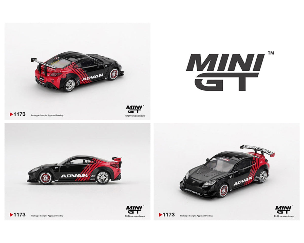 Mini GT 1:64 Toyota GR86 LB Nation Advan MGT01173-BL